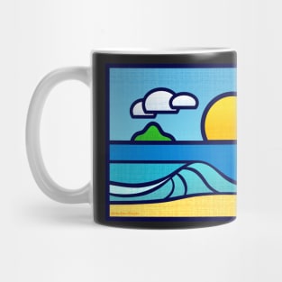 Beach Glass Wave Mug